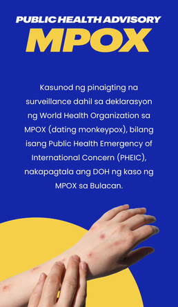 MPOX ADVISORY: MAGING MAPAGMATYAG SA MPOX