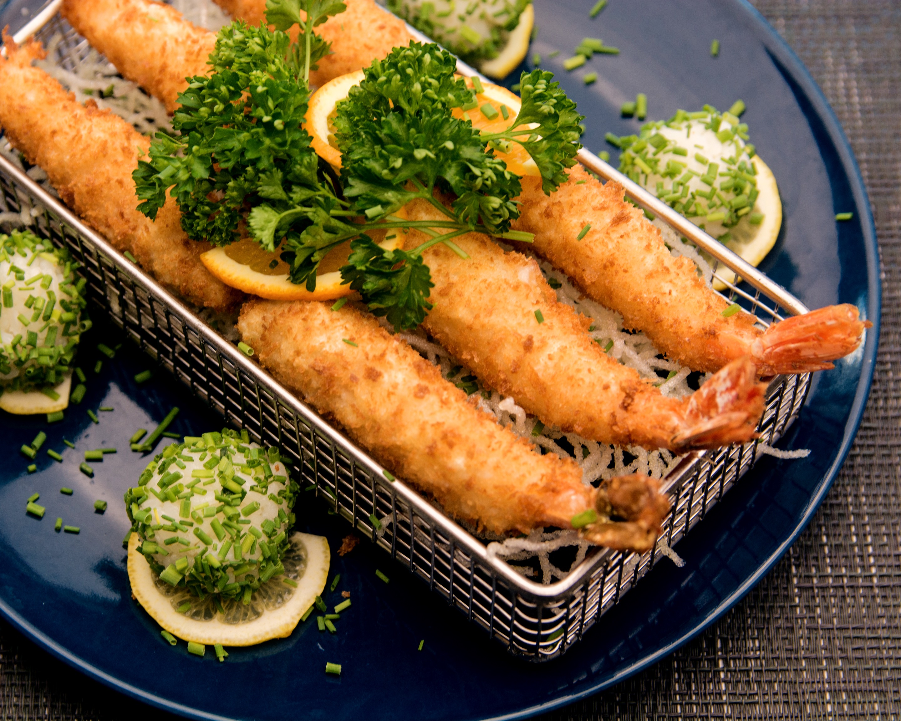 Arranged Food and Objects