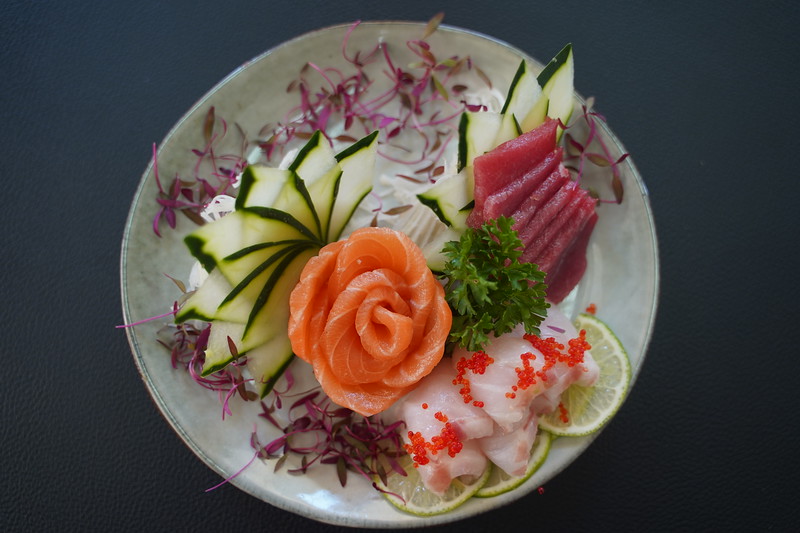 Arranged Food and Objects