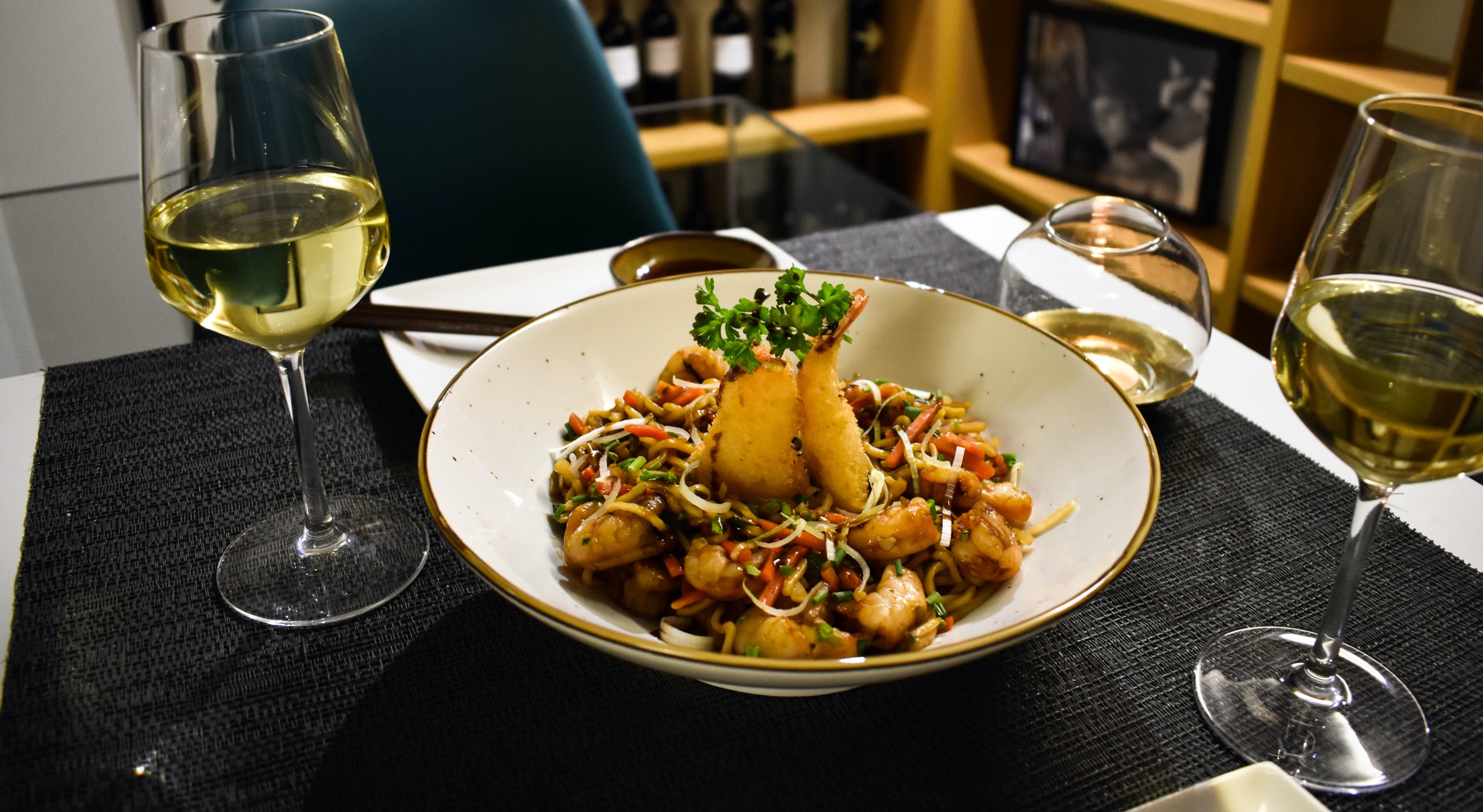 Arranged Food and Objects