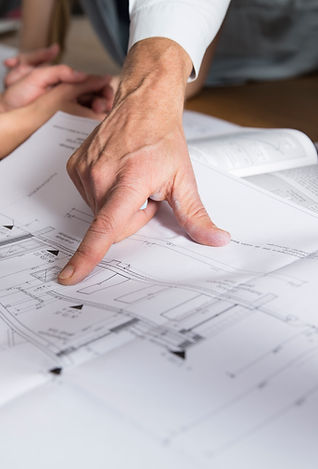 Architects Reviewing Plans