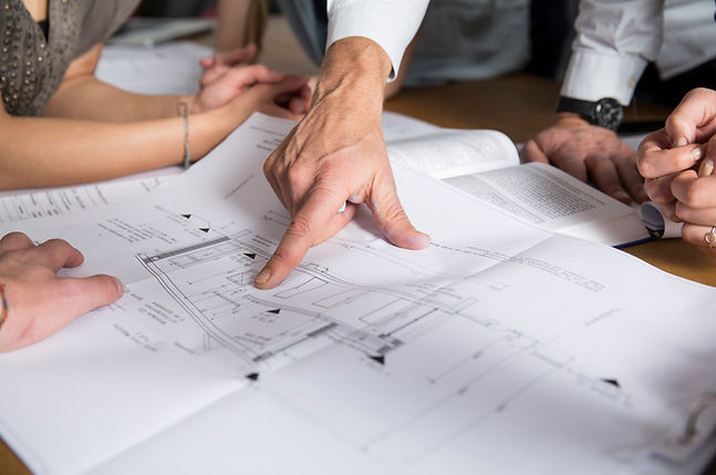 Architects Reviewing Plans
