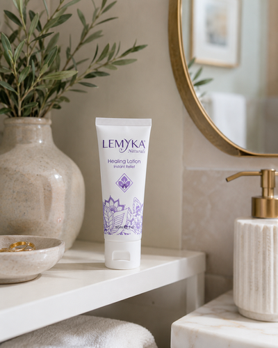 Natural Facial Rash Healing Lotion | Rosacea Soothing Moisturizing