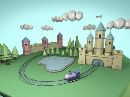 The Castle Track Play-set