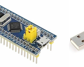 STM32 board + USB to TTL converter