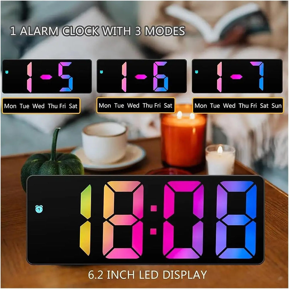 Miniatura: Reloj Despertador Digital LED