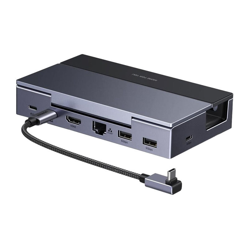 Docking Station UGREEN 6 en 1 (USB-C, HDMI, USB, RJ45) +