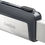 Miniatura: SanDisk 128GB Ultra Dual Drive, Memoria flash con conectores USB Type-C y Type-A