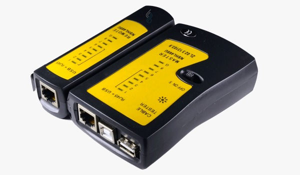 Testeador para Cable de Red RJ45 y USB-A, USB-B