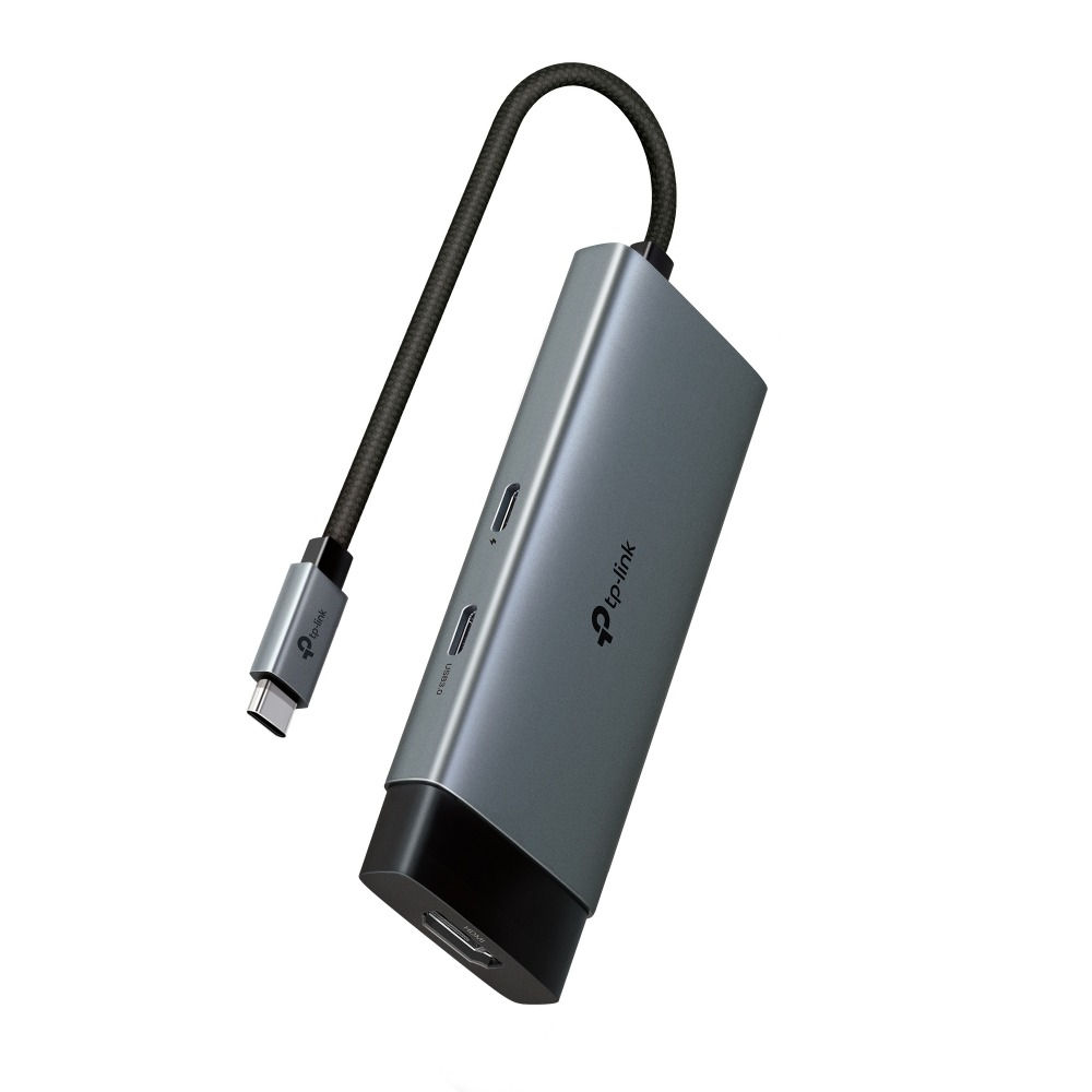 Hub TP-Link USB-C 5 en 1 con HDMI 4K@60Hz y Carga PD 100W