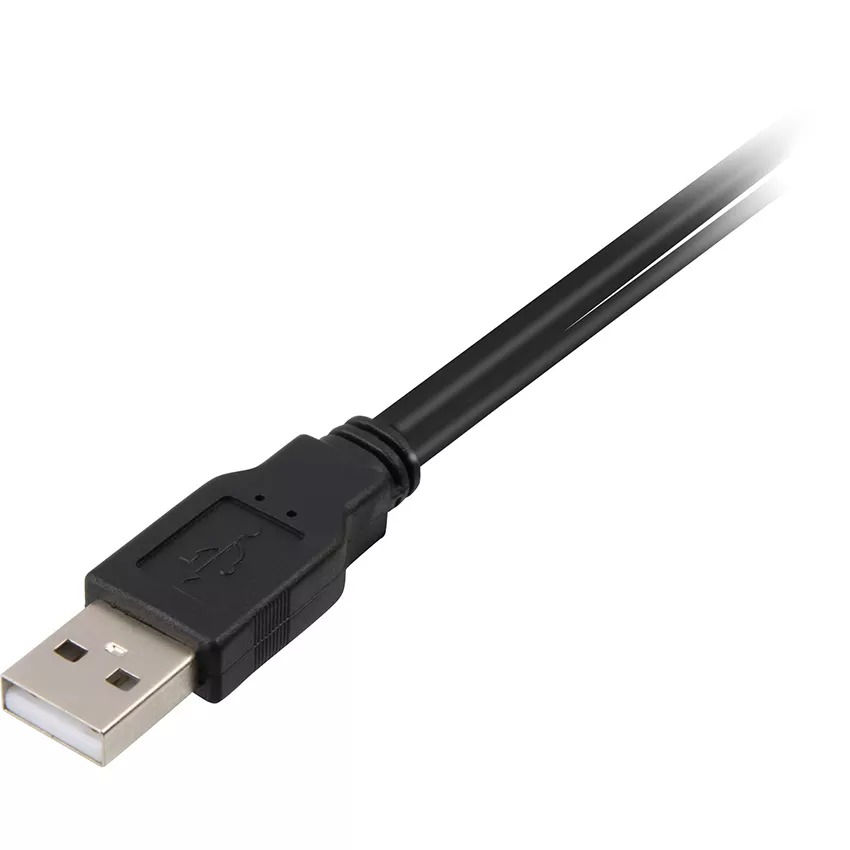 Miniatura: Cable 2 conectores USB 2.0 a mini USB b 5 pines, 1 m, negro