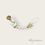 Miniaturbild: MeisterLampe personalisierte Nuggikette Kragen beige