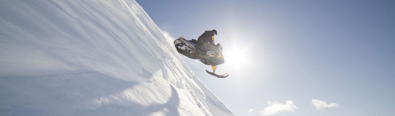 Snowmobile jump