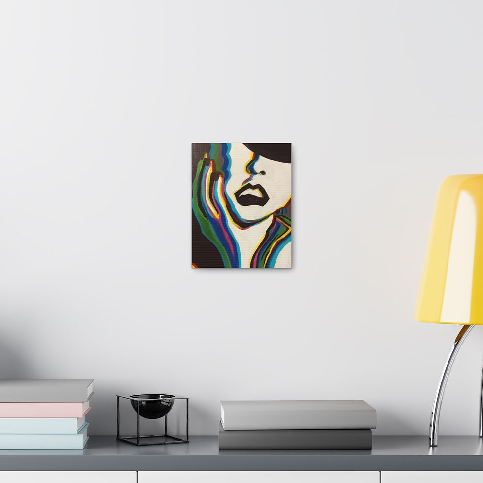 Thumbnail: She's got the Look Canvas Gallery Wrap