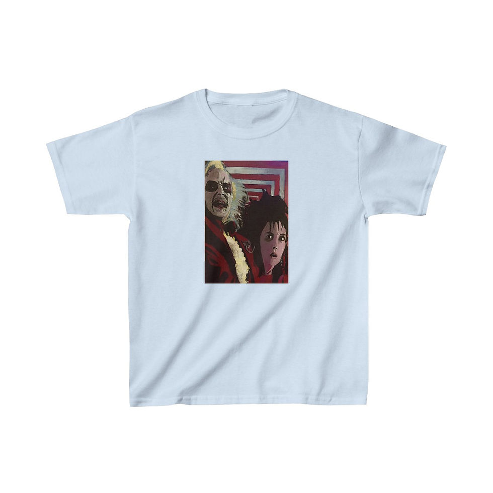 Thumbnail: Beetlejuice Inspired Kids Heavy Cotton™ Tee