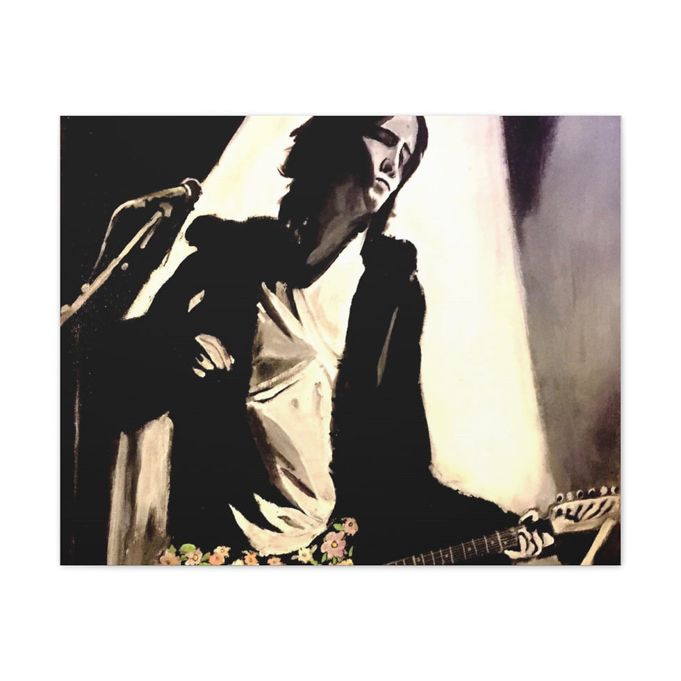 Thumbnail: Jeff Buckley Inspired Art Canvas Gallery Wrap