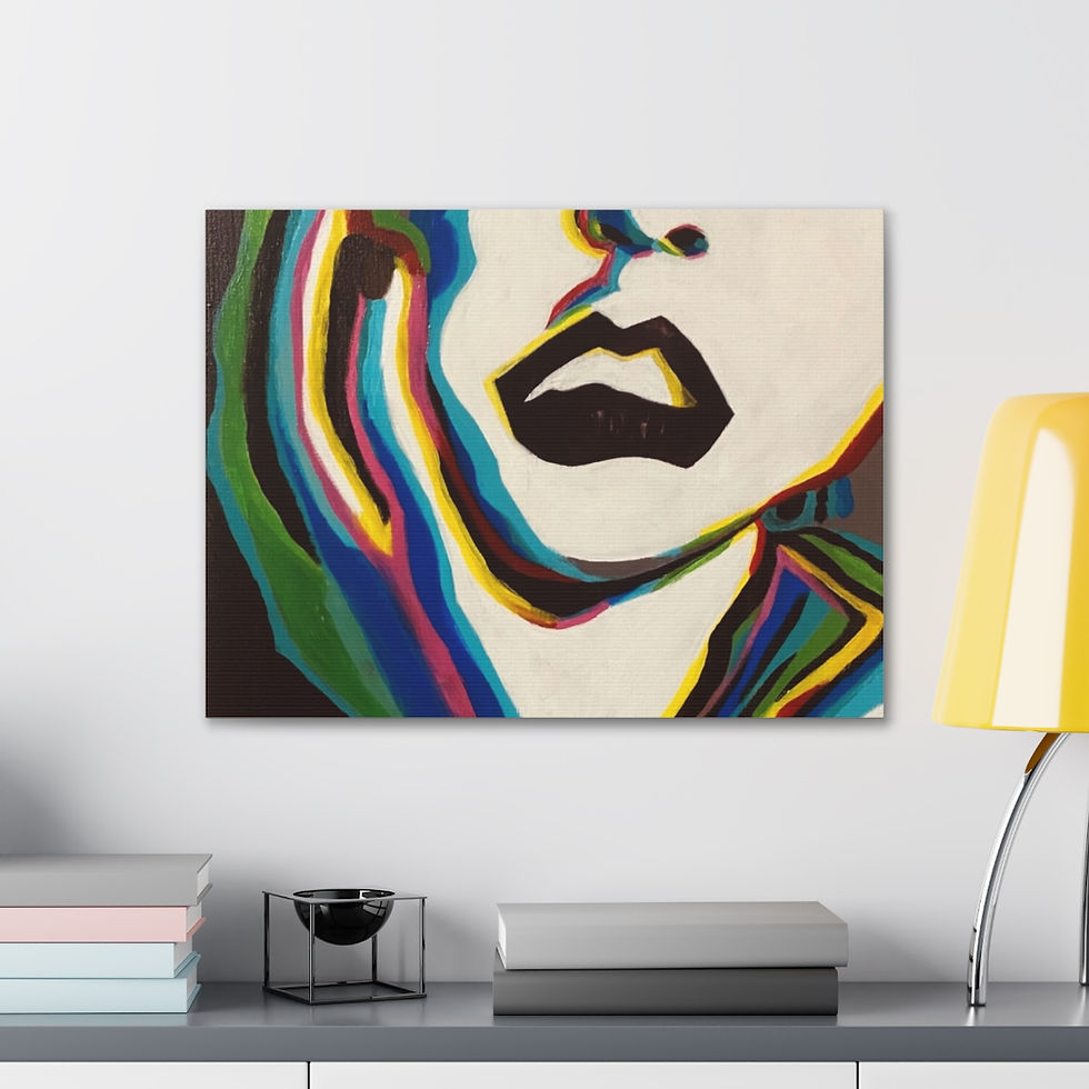 Thumbnail: She's got the Look Canvas Gallery Wrap