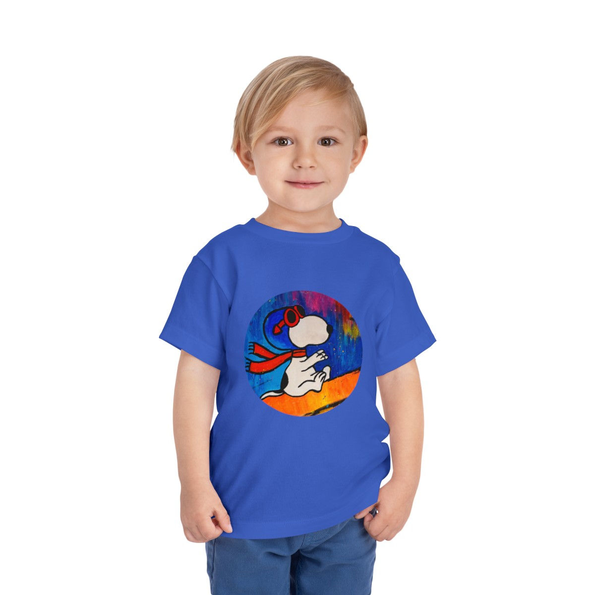 Snoopy Red Baron Inspired Toddler Short Sleeve Tee
