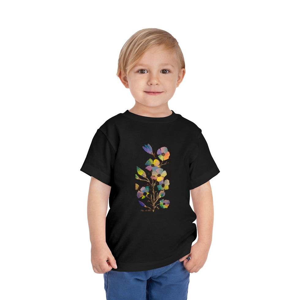 Thumbnail: Colorful Poppies No. 4 ART Toddler Short Sleeve Tee