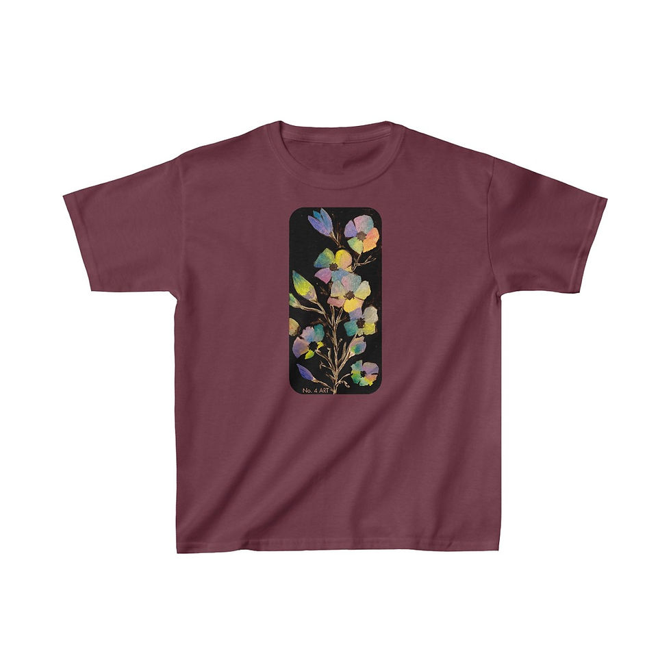Thumbnail: Colorful Poppies No. 4 ART Kids Heavy Cotton™ Tee