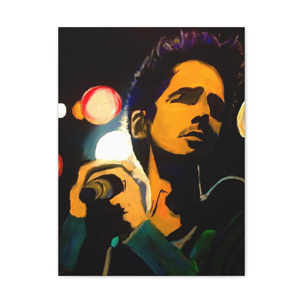 Thumbnail: Chris Cornell Inspired Canvas Gallery Wrap