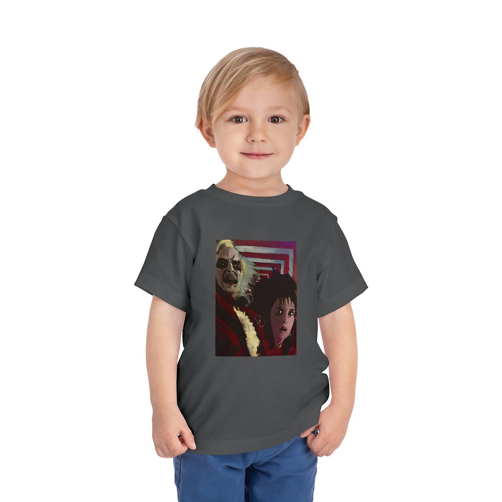 Thumbnail: Beetlejuice Inspired Toddler Short Sleeve Tee