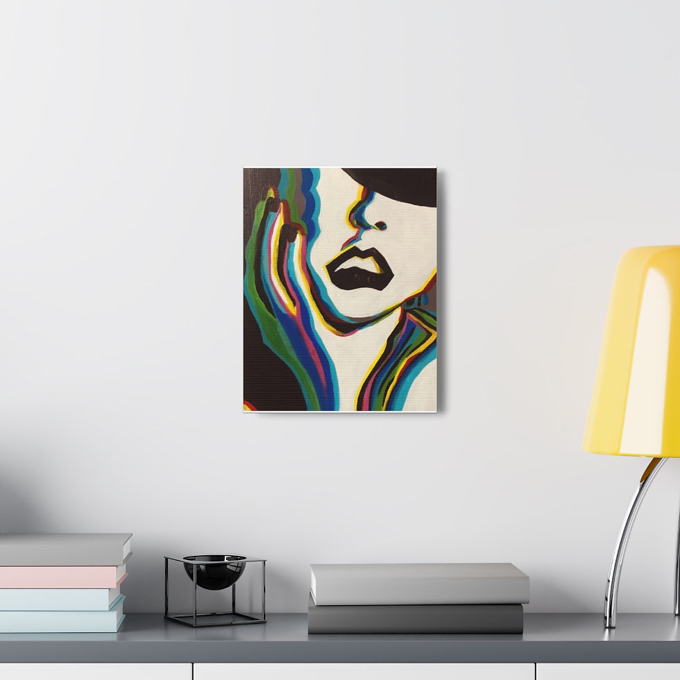 Thumbnail: She's got the Look Canvas Gallery Wrap