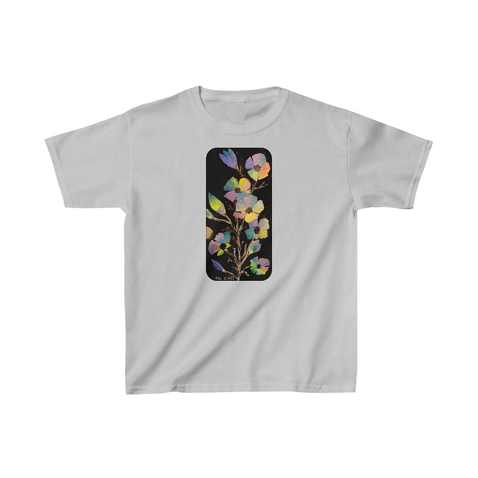 Thumbnail: Colorful Poppies No. 4 ART Kids Heavy Cotton™ Tee