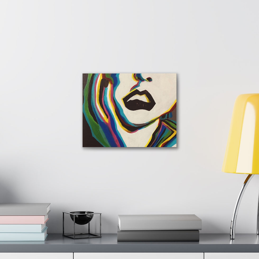 Thumbnail: She's got the Look Canvas Gallery Wrap