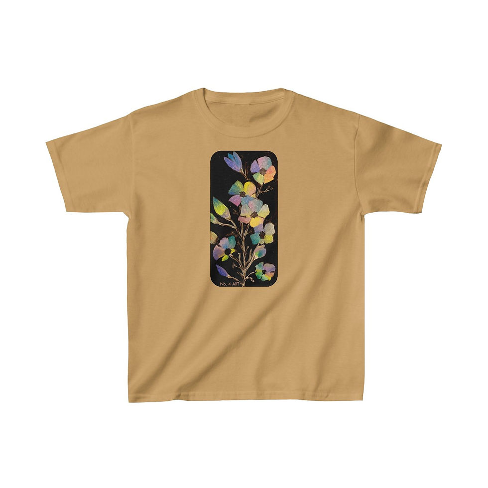 Thumbnail: Colorful Poppies No. 4 ART Kids Heavy Cotton™ Tee