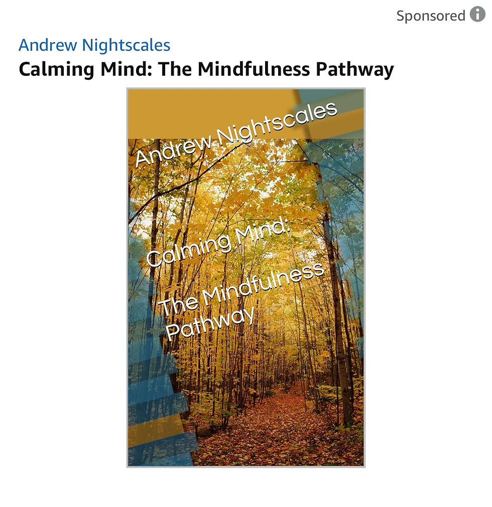 Purchase my book: ‘Calming Mind: The Mindfulness Pathway’ on Amazon kindle or directly from my website: www.calmingmind.com.au