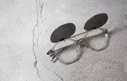 金子眼鏡透明灰KJ55 flip-on 連1.6 Klar by ZEISS 鏡片| 眼鏡大師