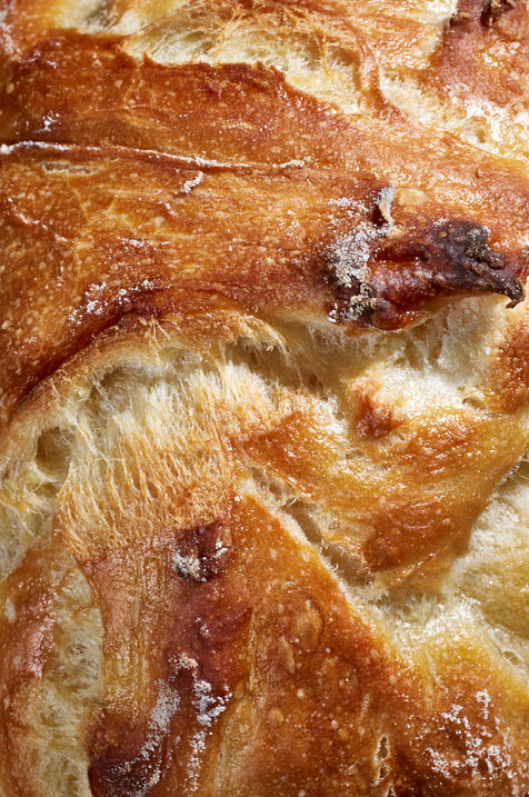 Close up eines rustikalen Brötchen für Bäckerei Kampagne in NRW Foodfotografie David Weimann