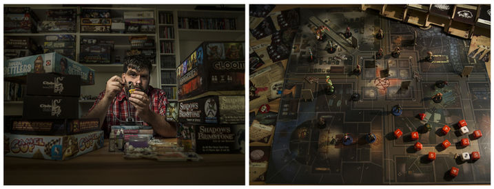 Nerd with board games and brush, food photography, photography Dernau, photographer David Weimann, advertising photography, company photographer Dernau, still life photography