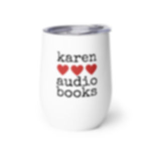 [your name] [hearts] audiobooks tumbler