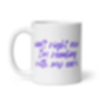Thumbnail: can't right now I'm reading with my ears mug