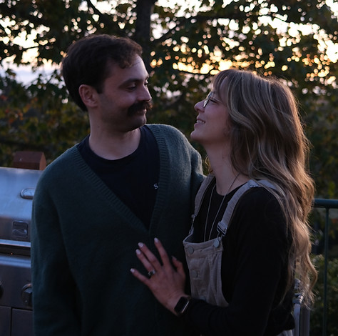 Alan and Lainie at sunset