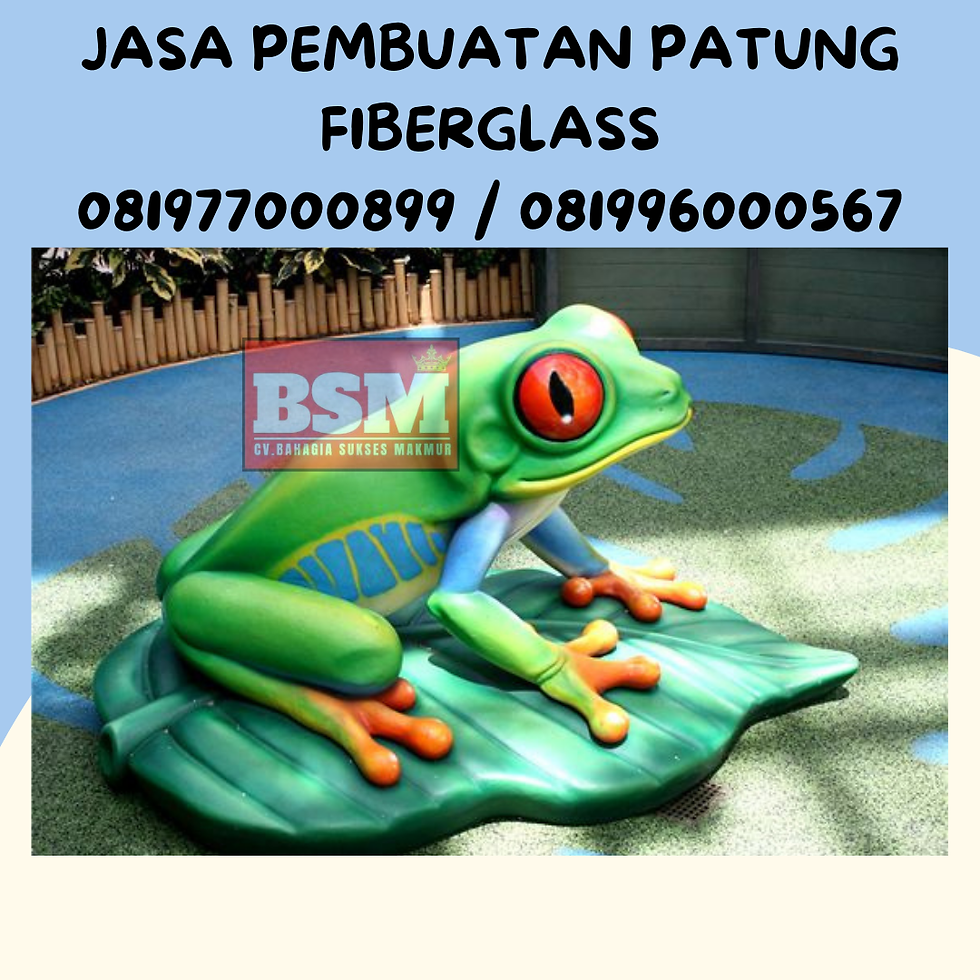 PEMBUATAN PATUNG FIBERGLASS