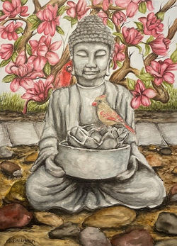 Buddha Canary Painting