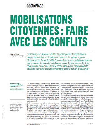 Mobilisations citoyennes : faire avec les conflits