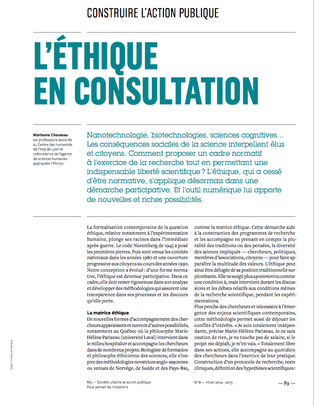 L’éthique en consultation