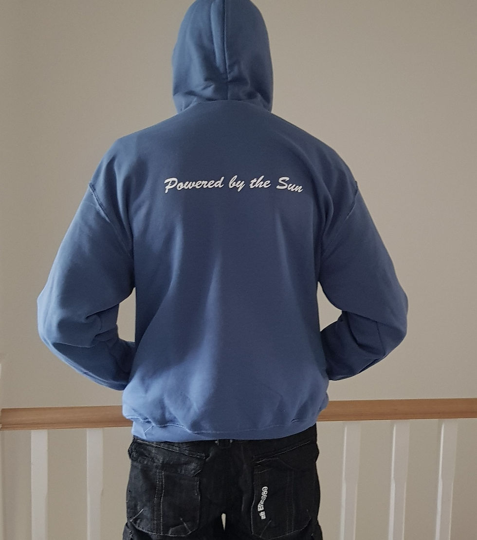 Thumbnail: Nubian Sports Hoodie with White Logo.