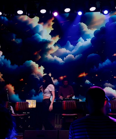 As Eosa, a new media studio, we designed all visuals for Ekin Alkan's launch concert using generative AI techniques.