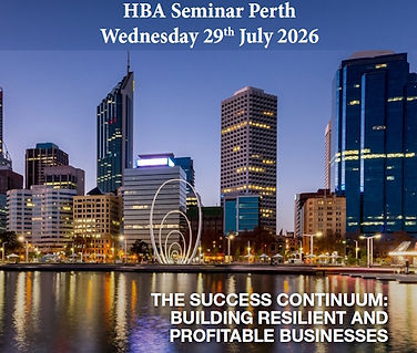 Perth Seminar 2026 - The Success Continuum: Building Resilient and Profitable Businesses