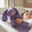 Thumbnail: Handmade Knitted Bunny Comforter – Soft, Cuddly & Perfect for Little Hands