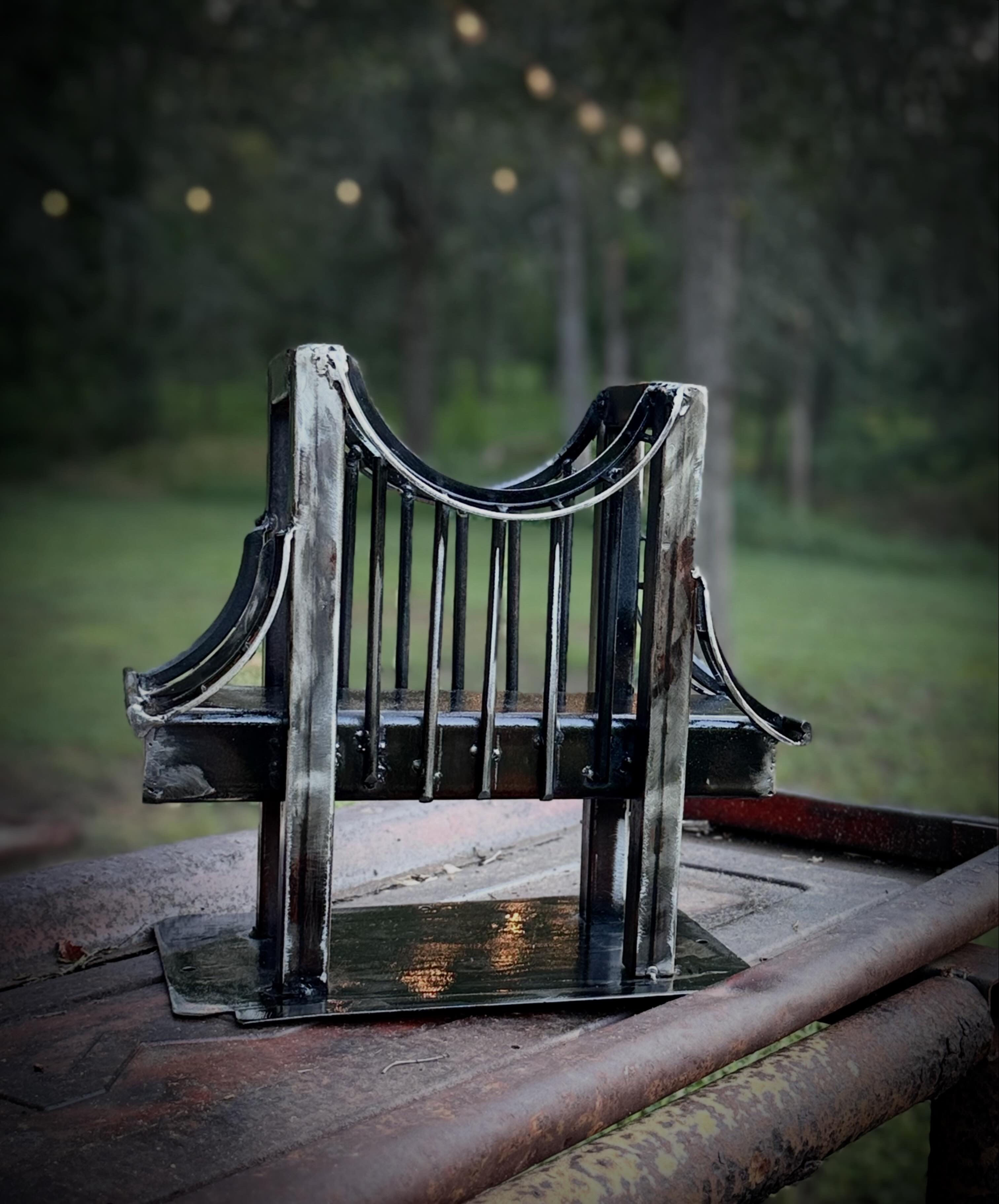 Custom, Industrial Metal Art - Statues, Planters, Memorials and fire pits