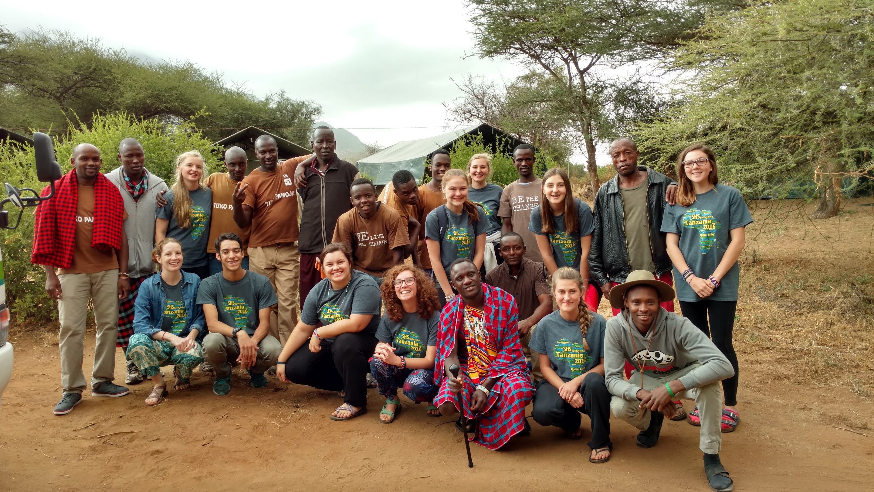 Us with our camp staff