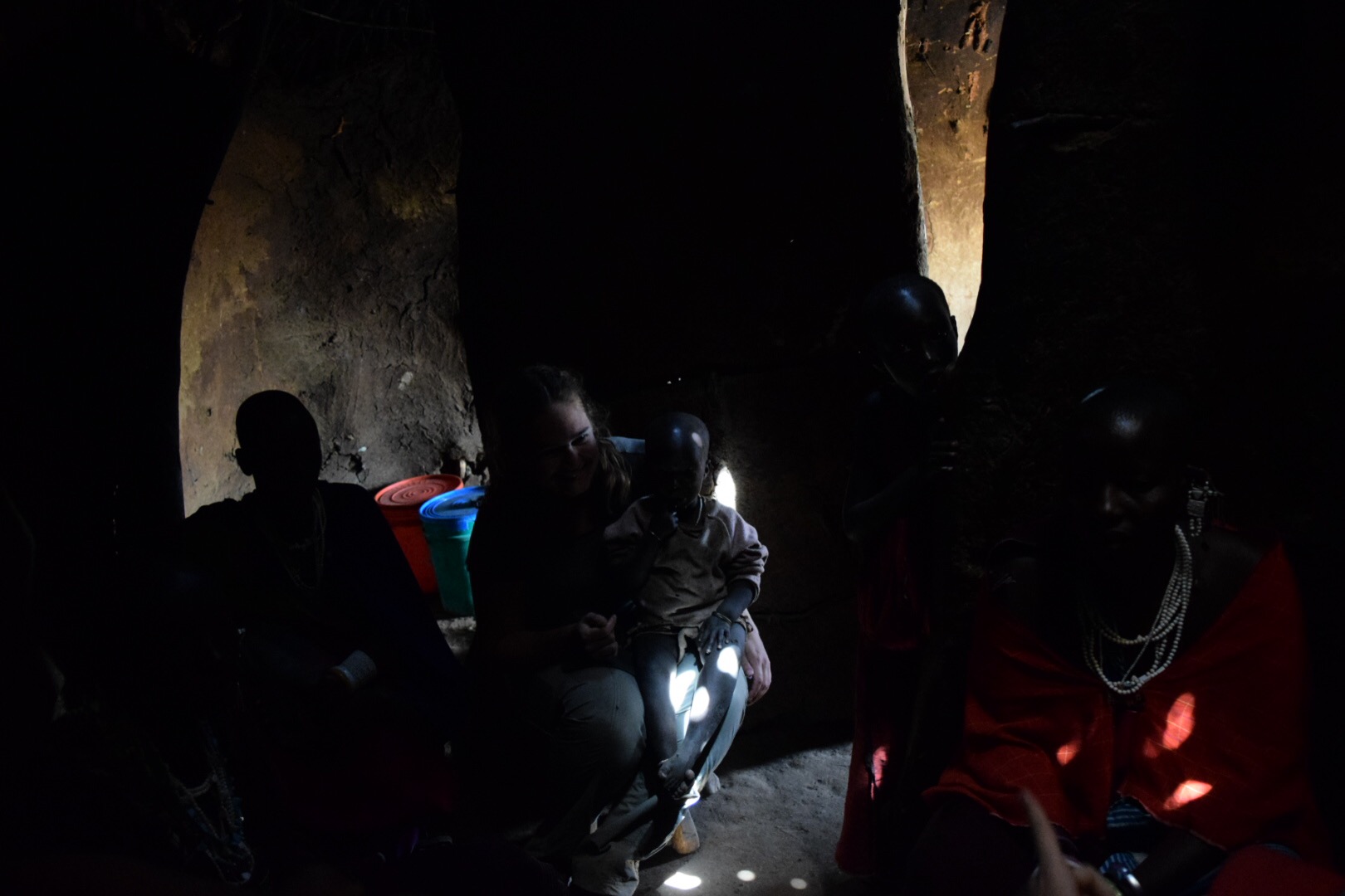 Inside the home of a Maasai family
