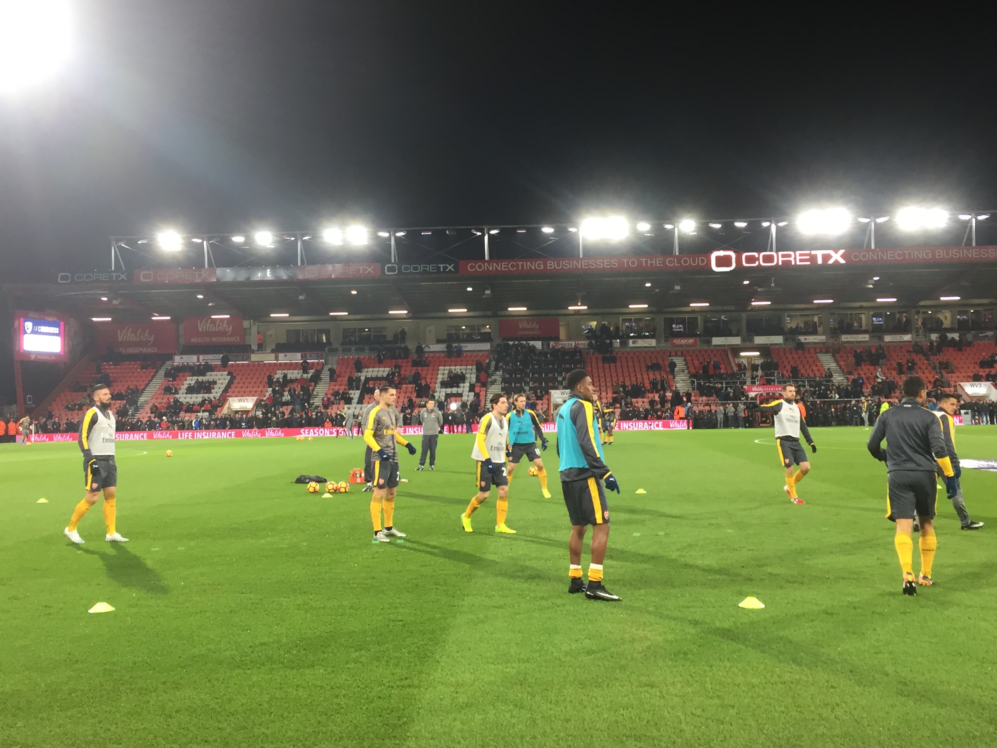 Arsenal at Dean Court