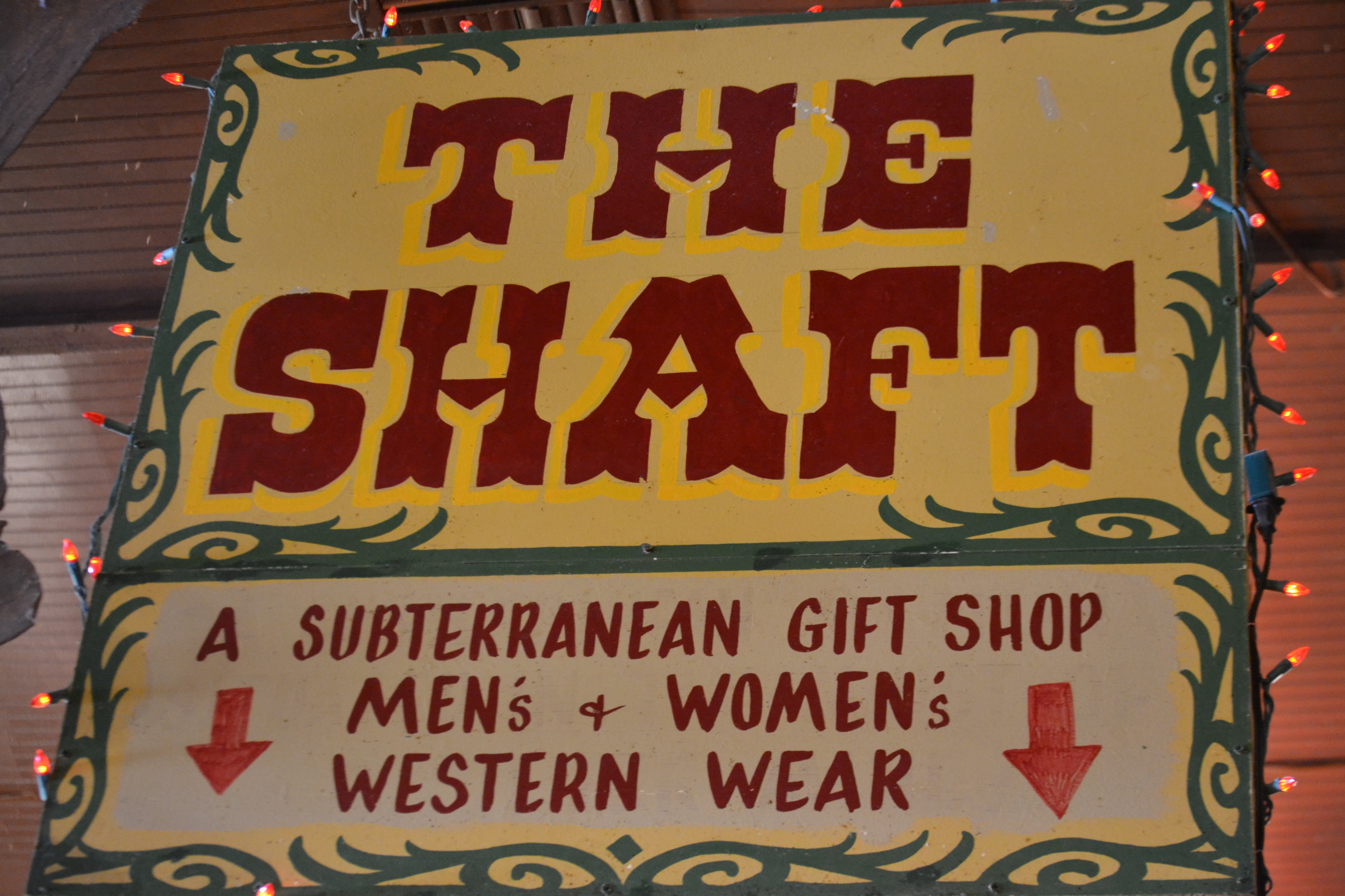Sign for the Shaft